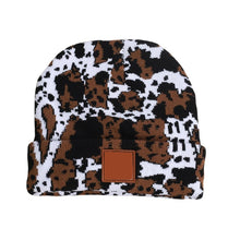 Load image into Gallery viewer, Unisex Cow Print Watch Cap