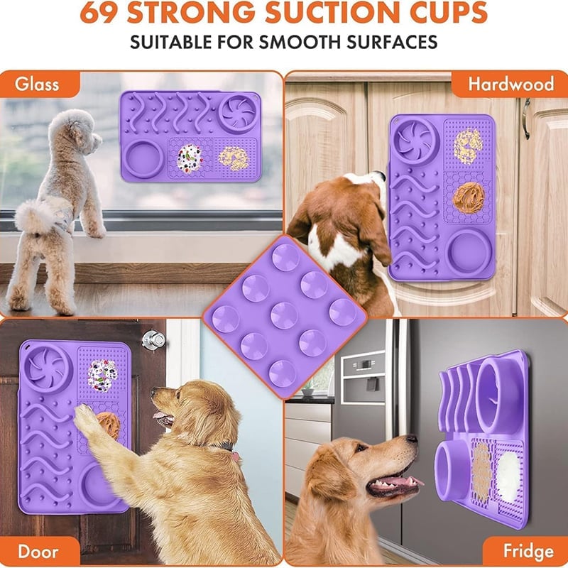 Slow Feeder Lick Mat for Dogs & Cats