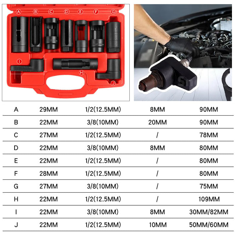 Aless™ Automotive Oxygen Sensor Socket
