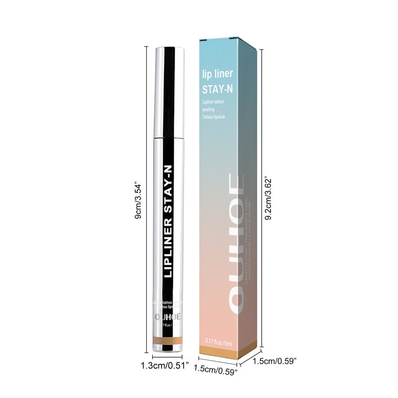 Long-lasting waterproof lip liner