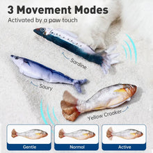 Load image into Gallery viewer, Sakerplus Interactive Flopping Fish Cat Toys