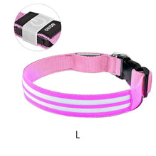 Load image into Gallery viewer, Dual Fiber Nighttime Luminous Dog Collar