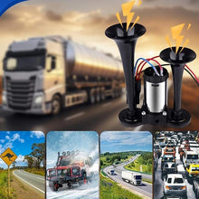 Load image into Gallery viewer, 600DB Dual-Tone Metal Car Horn