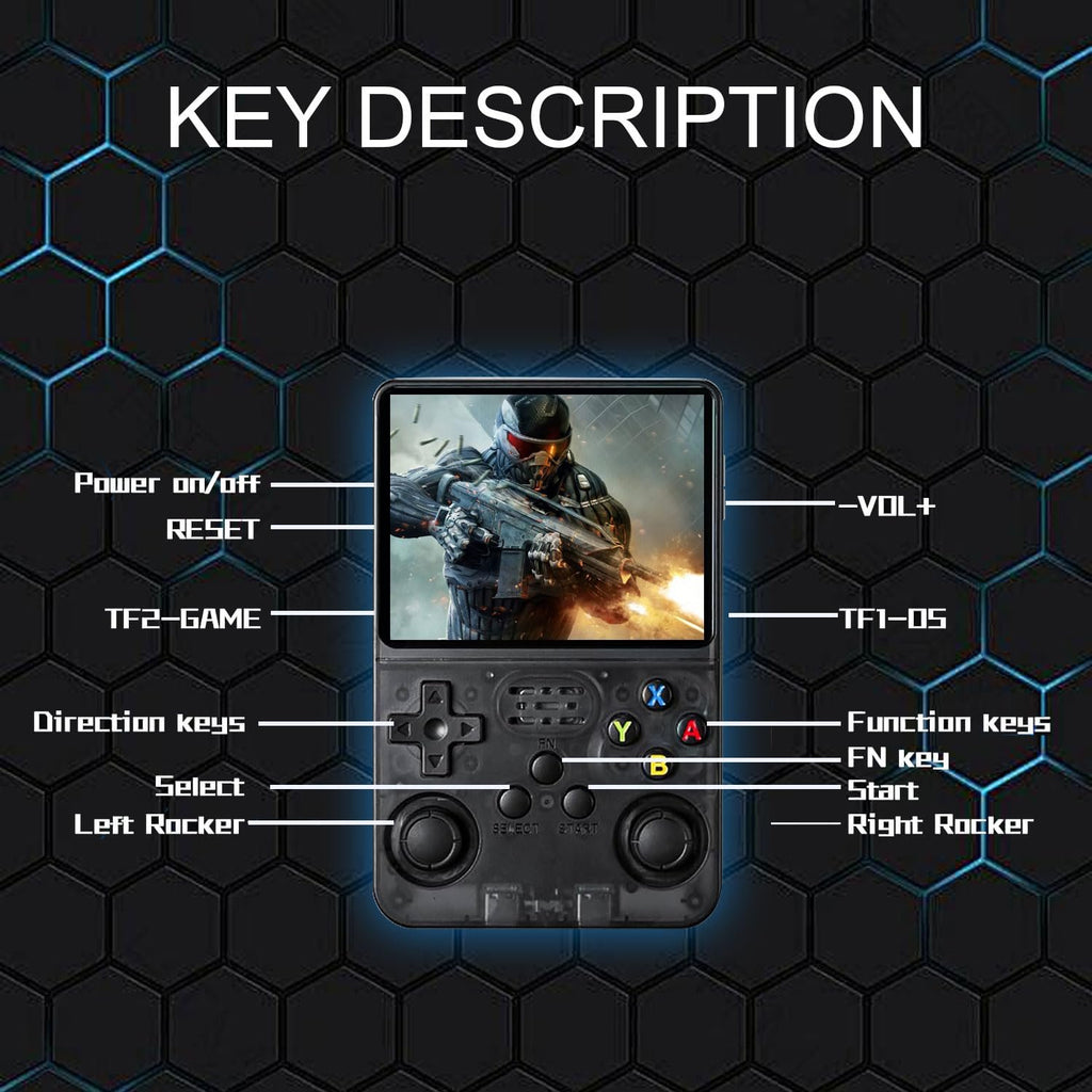 Sakerplus® Retro Handheld Game Console Portable
