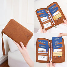 Load image into Gallery viewer, RFID Blocking Travel Passport Wallet