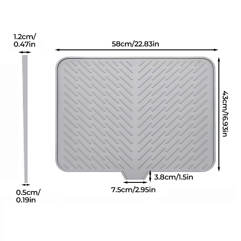 Large Size Silicone Dish Drying Mat