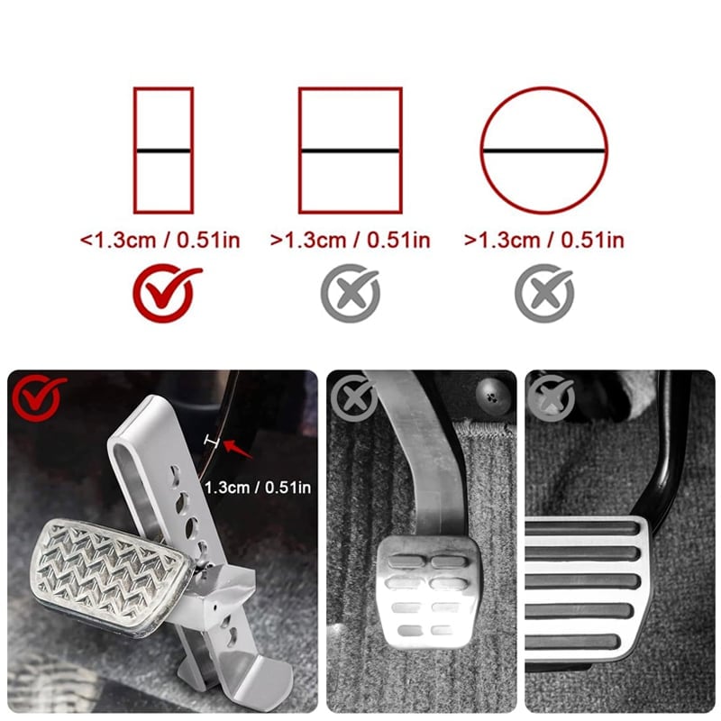 Car throttle brake lock