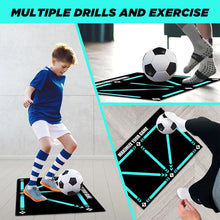 Load image into Gallery viewer, Silent Non-Slip Soccer Training Mat for All Levels