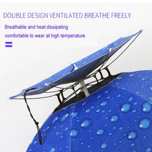 Load image into Gallery viewer, Outdoor Double Layer Umbrella Hat