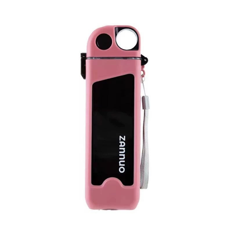 Portable Square Water Bottle with Straw