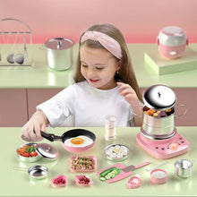 Load image into Gallery viewer, Children's Real Cooking Mini Kitchen Toys - 22 PCS Set