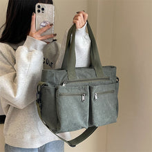 Load image into Gallery viewer, Solid Color Corduroy Tote Bag