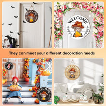 Load image into Gallery viewer, DIY Wooden Christmas Highland Bull Welcome Sign