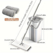 Load image into Gallery viewer, Mop and bucket set with wringer