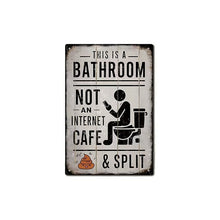 Load image into Gallery viewer, Creative Bathroom Door Sign