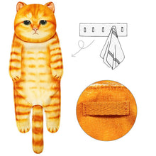 Load image into Gallery viewer, Cute Cat Hand Towel