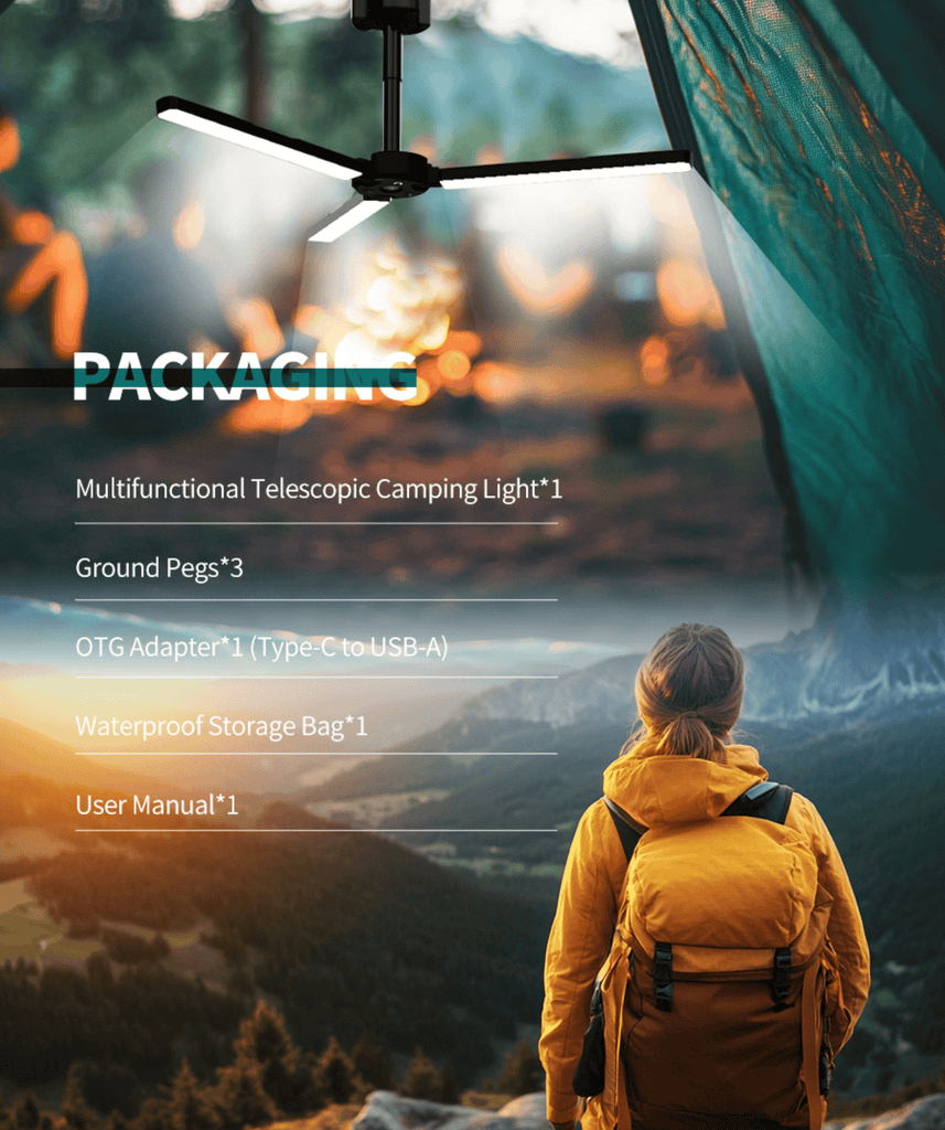 Sakerplus Multifunctional Outdoor Camping Light