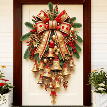 Load image into Gallery viewer, Christmas Bell Door Curtain