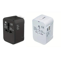 Load image into Gallery viewer, Universal Travel Adapter with Dual USB Ports