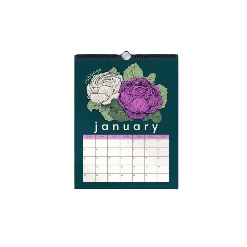 🥕2025 Calendar : Seasonal Produce