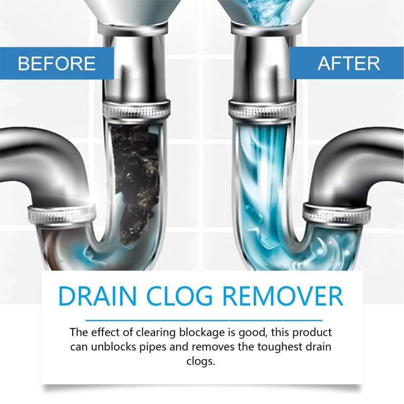 Fish-Shaped Quick-Dissolving Drain Clog Remover