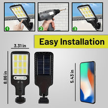 Load image into Gallery viewer, Sakerplus Solar Street Lights Outdoor Security Set