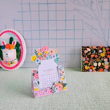Load image into Gallery viewer, 2025 Bloomy Flowers Desk Calendar📅