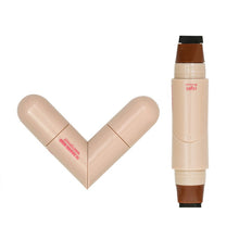 Load image into Gallery viewer, Dual-Head Design Rotating Eyeliner Stamp Pen