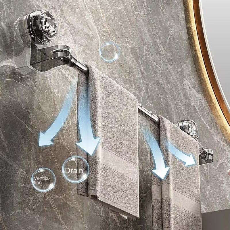 Wall-mounted Punch-free Door Drain Storage Rack