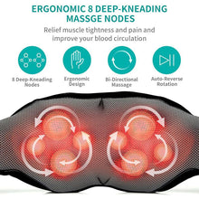 Load image into Gallery viewer, Neck Shoulder Back Massager with Heat