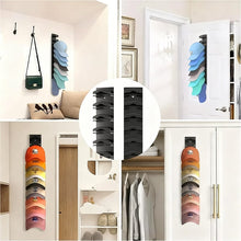 Load image into Gallery viewer, Punch-Free Baseball Cap Storage Rack