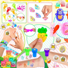 Load image into Gallery viewer, Prefilled Easter Eggs with Toys and Stickers for Egg Hunts