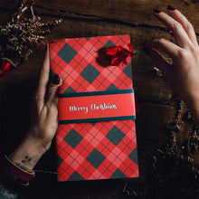 Load image into Gallery viewer, Handmade Waterfall Christmas Gift Card Booklet