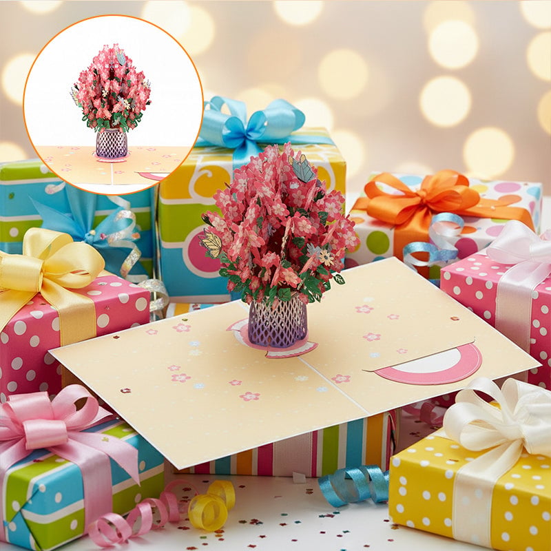 3D Handmade Bouquet Greeting Card