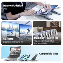 Load image into Gallery viewer, Aless™  8-in-1 USB-C Laptop Docking Station