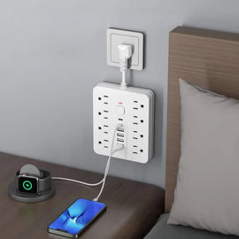US standard 14 in 1 multi-function power strip