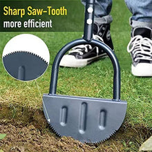 Load image into Gallery viewer, Half-moon lawn edger with T-handle