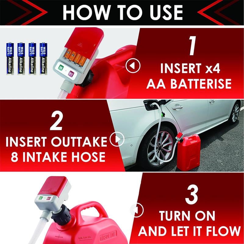 Sakerplus Portable Fuel Pump