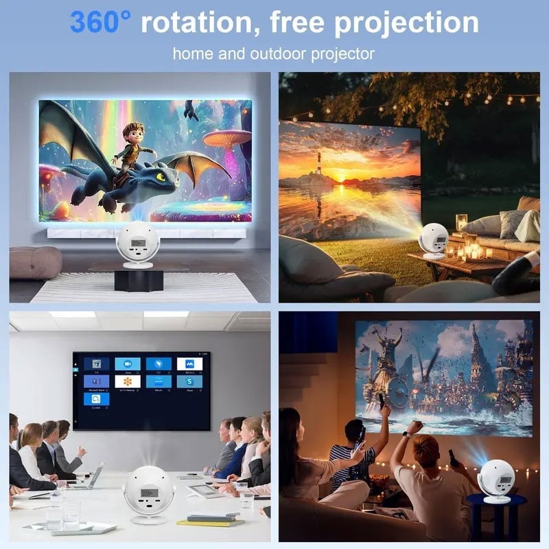 Portable Smart HD Projector