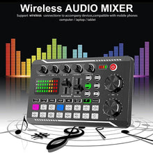 Load image into Gallery viewer, Live Sound Card with DJ Mixer and Voice Changer