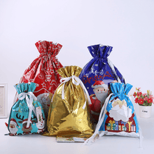 Load image into Gallery viewer, Drawstring Christmas Gift Bags