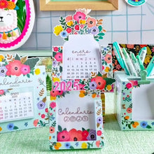 Load image into Gallery viewer, 2025 Bloomy Flowers Desk Calendar📅