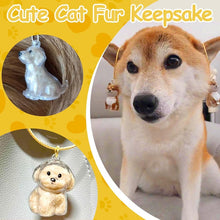 Load image into Gallery viewer, A cute puppy-shaped fur storage keychain