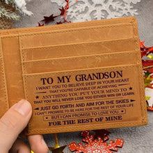 Load image into Gallery viewer, Engraved Genuine Leather Wallet
