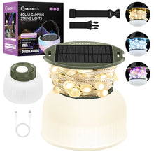 Load image into Gallery viewer, Solar Camping String Lights