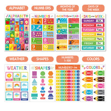 Load image into Gallery viewer, Colorful Educational Posters（18PCS/SET ）