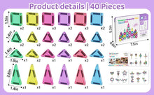 Load image into Gallery viewer, Magnetic Tiles Building Blocks Set