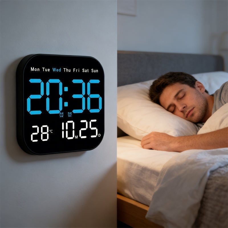 Aless™ Hangable Standalone Square Clock