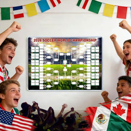 2026 World Cup Football poster