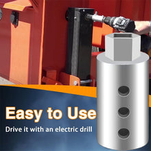 Load image into Gallery viewer, Stainless Steel Trailer Jack Electric Drill Adapter